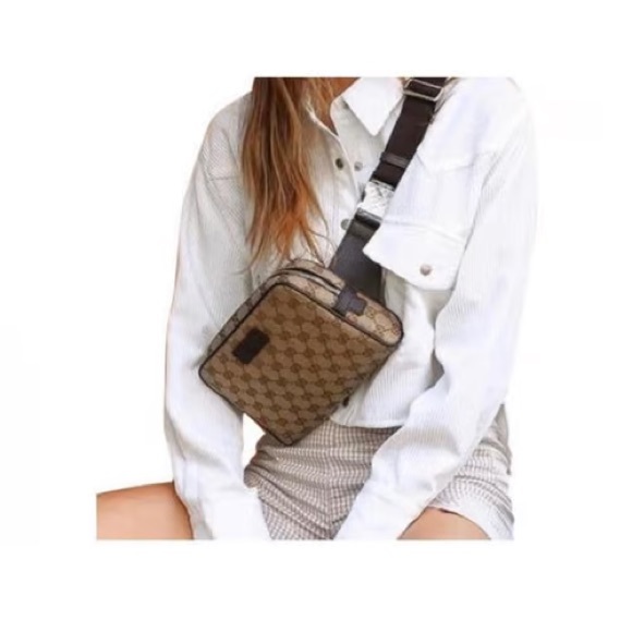 Gucci Handbags - New Gucci GG monogram canvas belt GG supreme Fanny Pack Waist shoulder b…